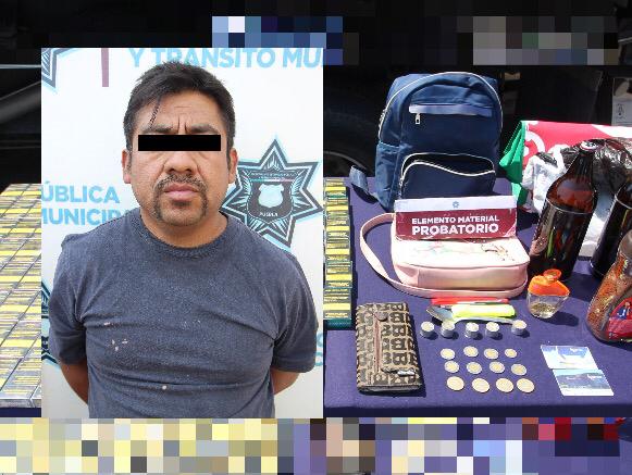 Ellos robaron la tienda 3B al sur de la capital poblana