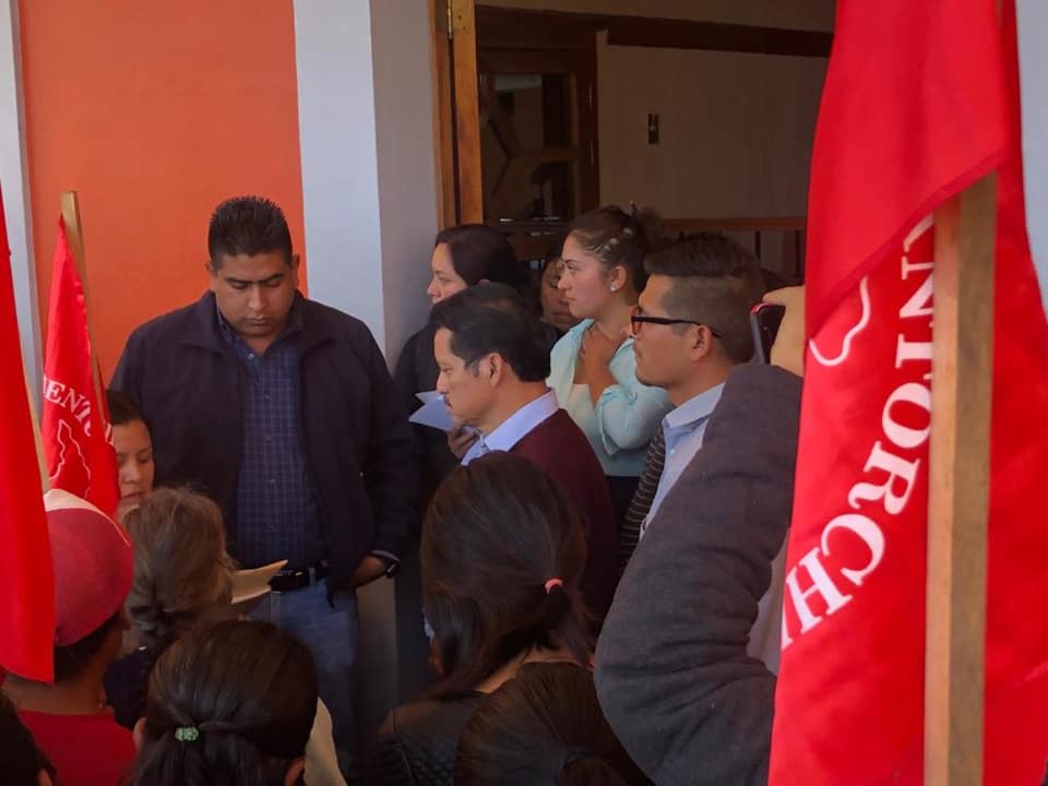 Antorchistas piden obras de servicios básicos en Chignautla