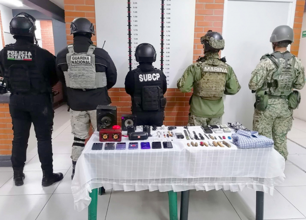 Marina y Sedena realizan revisiones en penales de Tepexi y Puebla