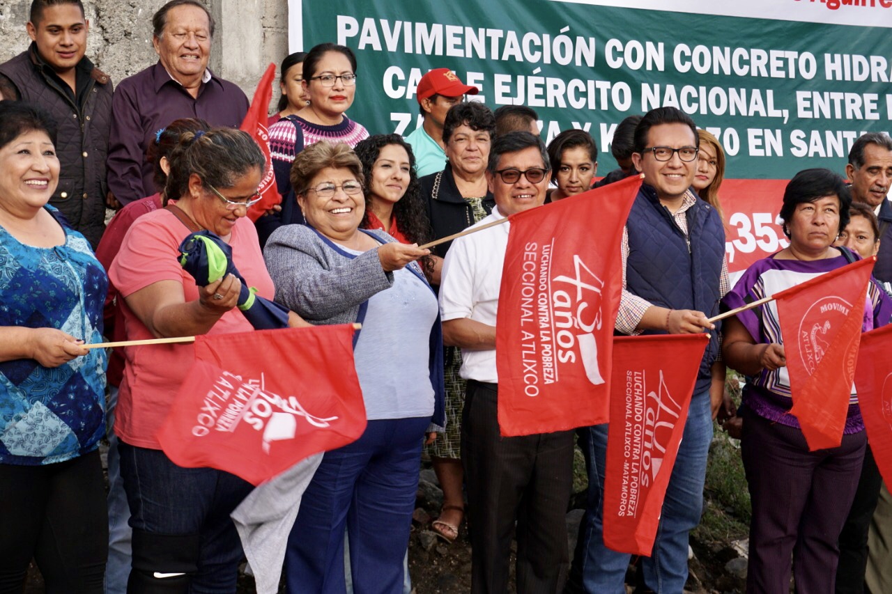 Inaugurarán obras gestionadas por Antorcha en Atlixco