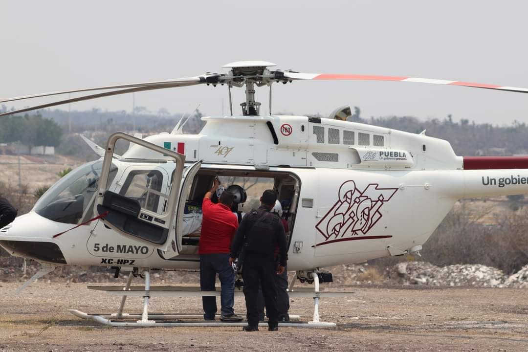 Interno del Cereso de Tepexi sufre infarto y lo trasladan vía aérea a Puebla