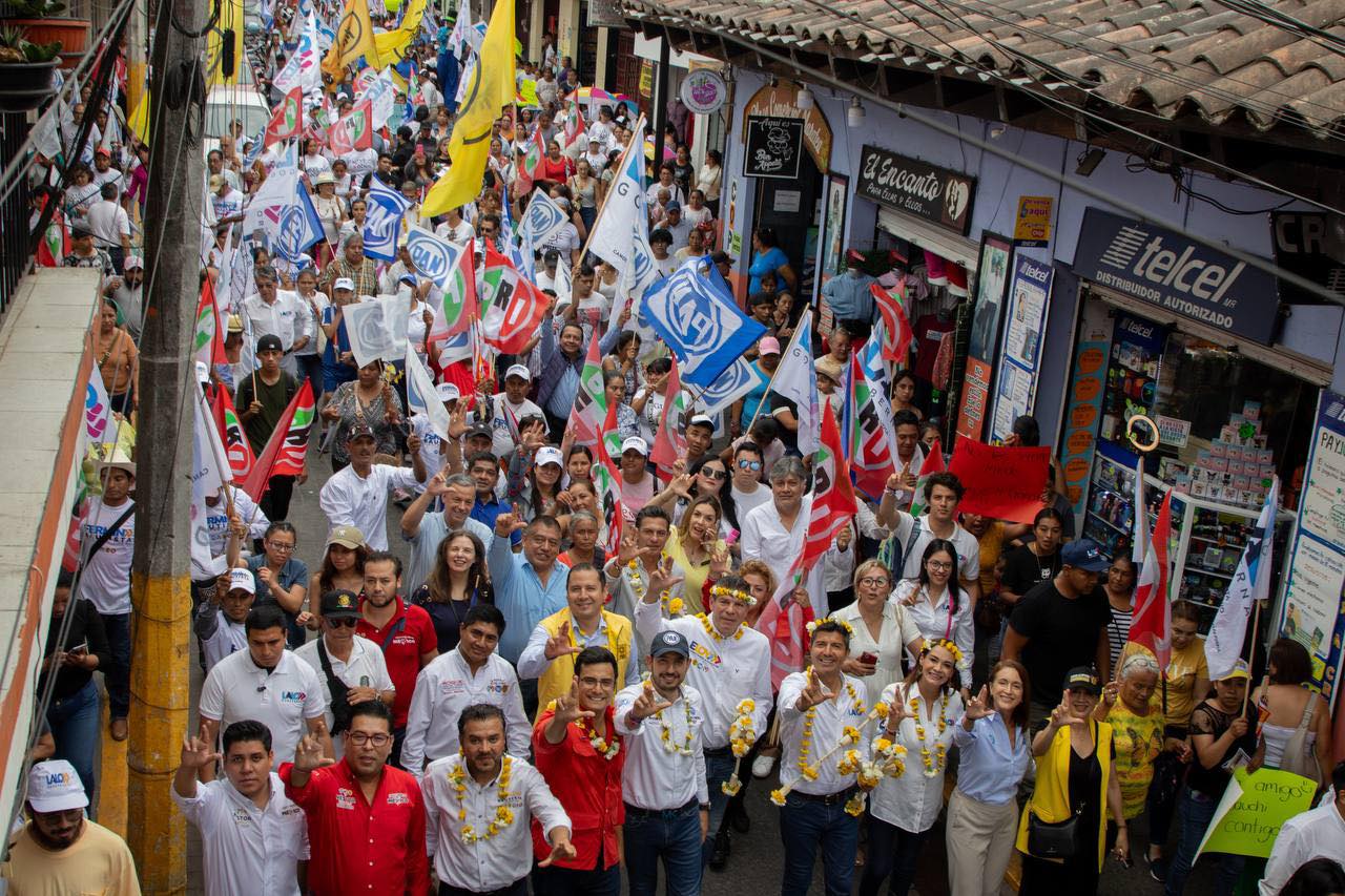 En Huauchinango, Rivera comparte principales propuestas de campaña