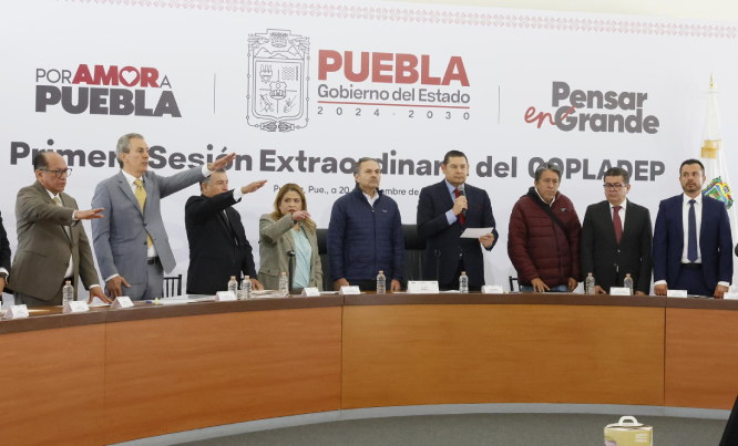 Instalan Comité de Planeación para el Desarrollo del Estado de Puebla