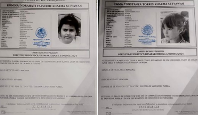 Las hermanas Emma y Romina desaparecieron en la colonia El Salvador