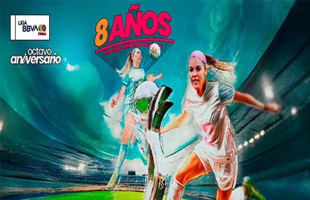 La Liga BBVA MX Femenil celebra su octavo aniversario