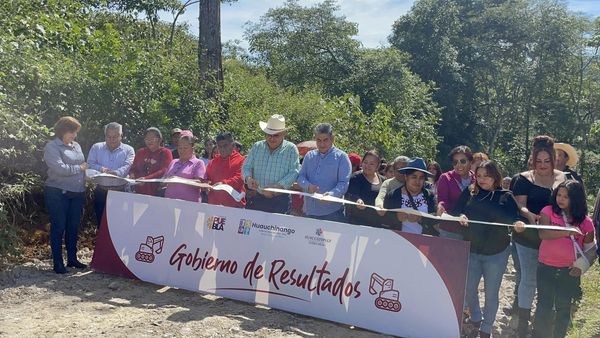 Antorcha inaugura primera etapa de red de drenaje en Huauchinango