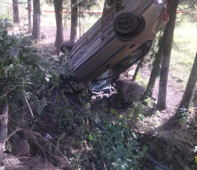 Muere masculino en volcadura en la carretera Tochimilco-Alpanocan