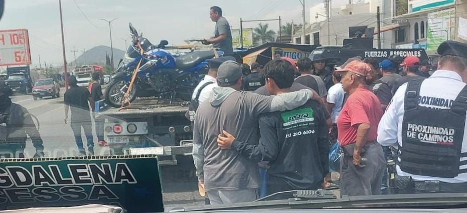 En Tepeojuma aseguraran 27 motos sin placas y 3 con reporte de robo