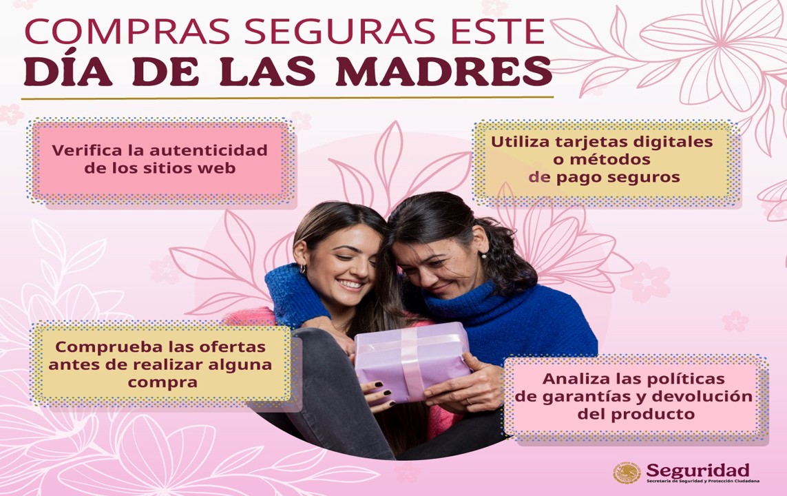 Evita fraudes cibernéticos por festejos del Día de las Madres