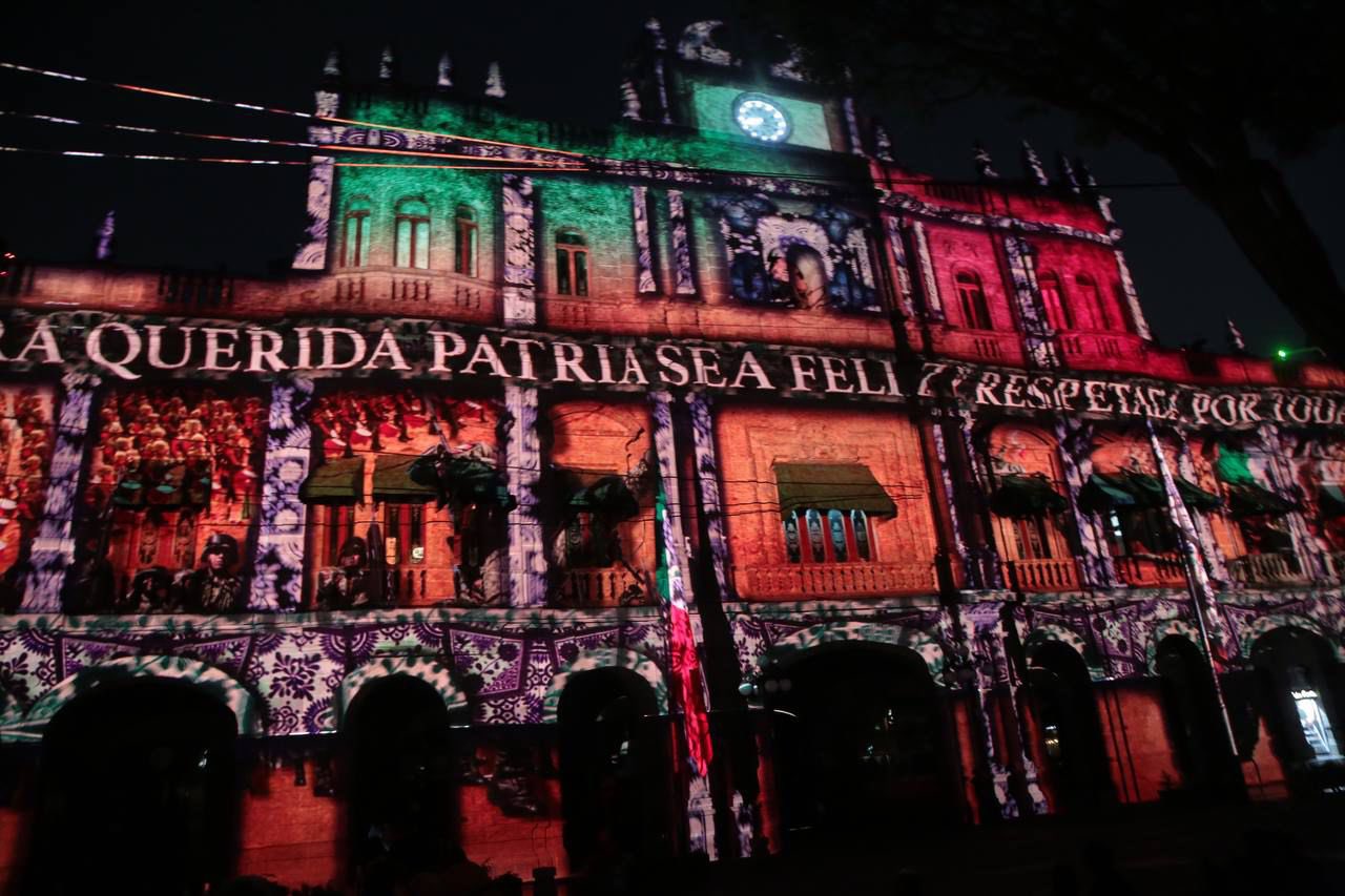 (FOTOS) Últimas proyecciones del video mapping Batalla de Puebla 5 de Mayo