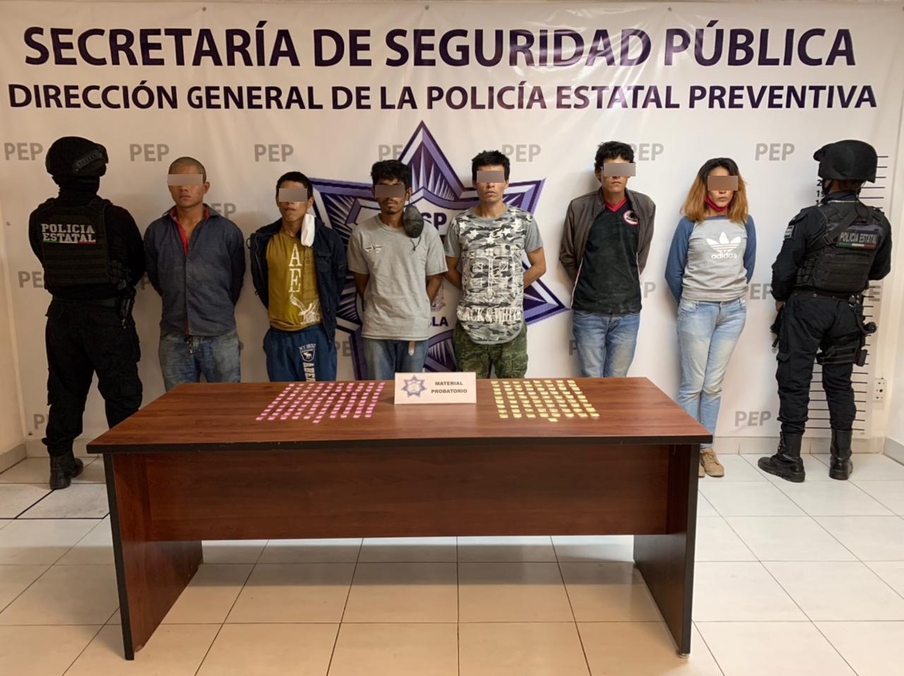 Capturan a seis presuntos narcovendedores de El Pelón del Sur