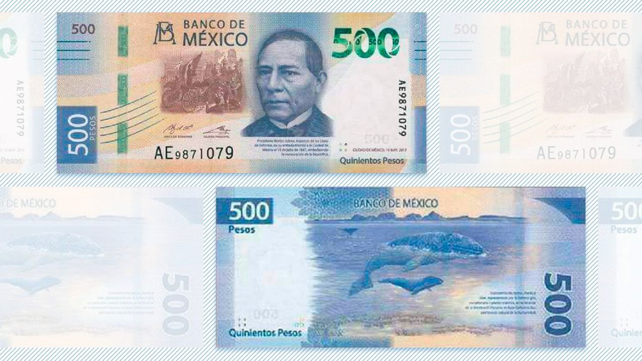 Benito Juárez, la nueva imagen en el billete de 500 pesos