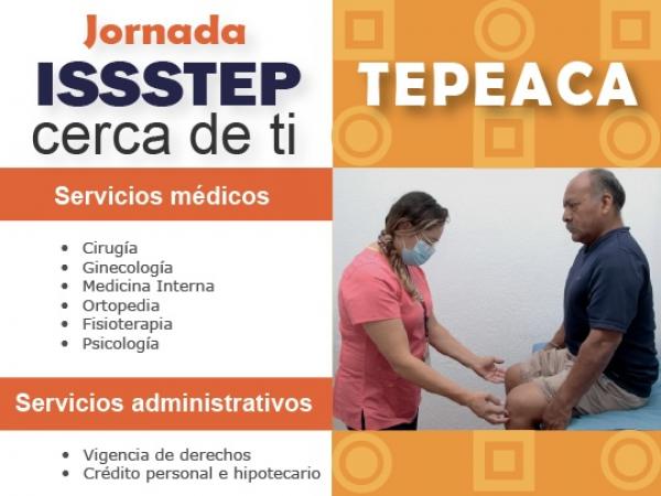 Invita ISSSTEP a derechohabientes a jornada de salud en Tepeaca