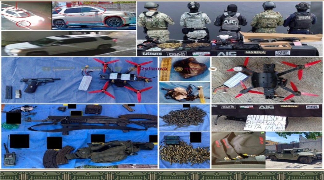 En Morelos aseguran arsenal y explosivos en el municipio de Jiutepec