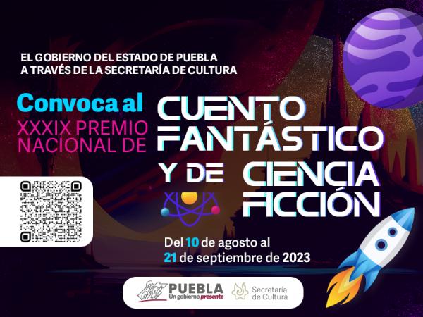 Invita gobierno de Puebla al concurso nacional de cuento fantástico y de ciencia ficción