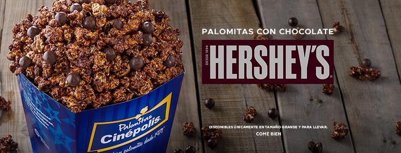 Palomitas de Chocolate Hershey\'s, lo nuevo de Cinépolis