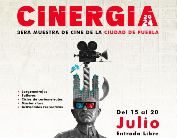 Llega a Puebla Capital el festival Cinergia