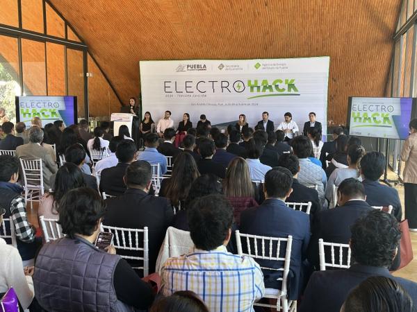 Con ElectroHack 2024 gobierno estatal impulsa innovación energética en Puebla