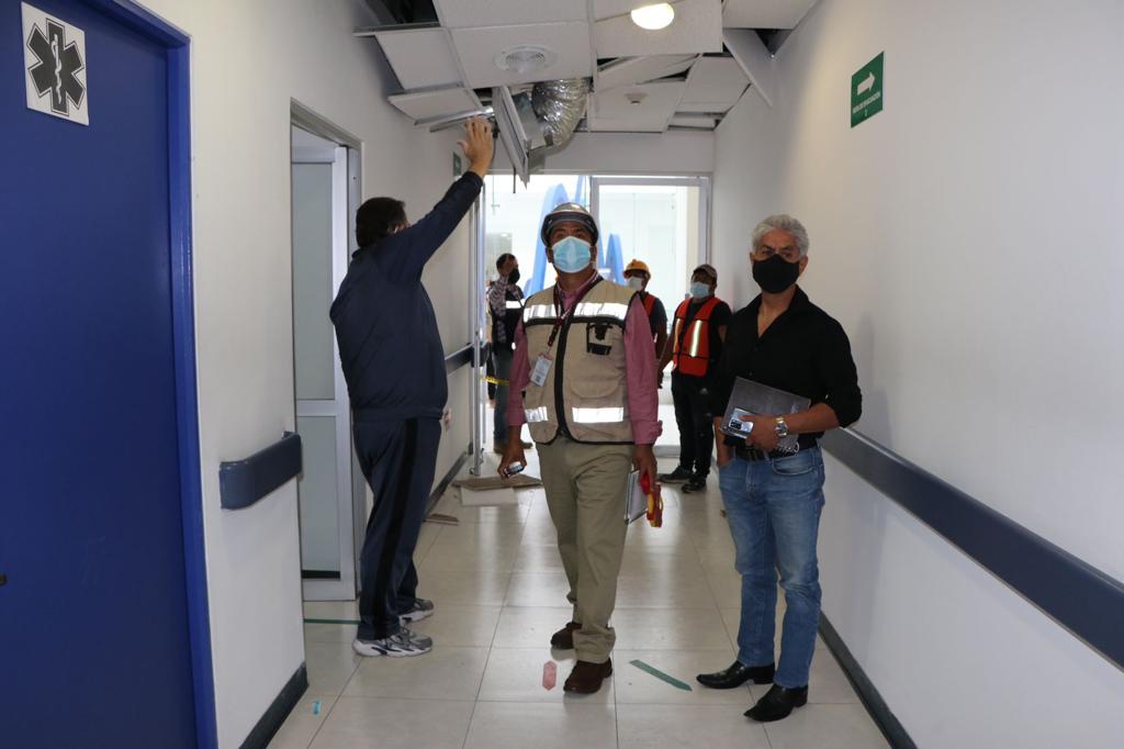 Infraestructura y Salud descartan daño estructural en Hospital de Traumatología 