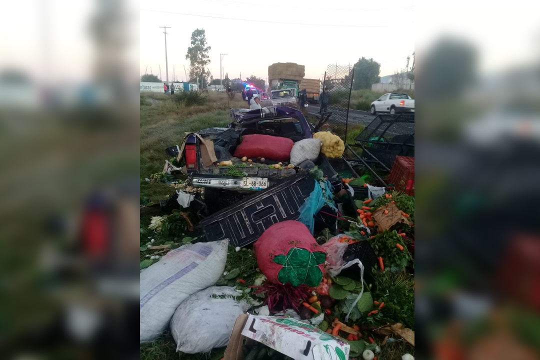 Se registra fuerte accidente automovilístico en Tecamachalco