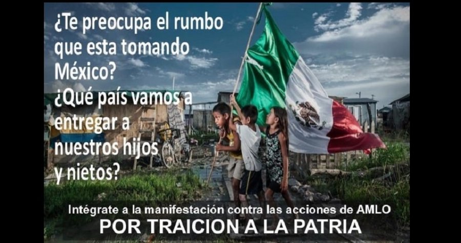 Marcharán de nuevo en Puebla contra AMLO el 15 de septiembre
