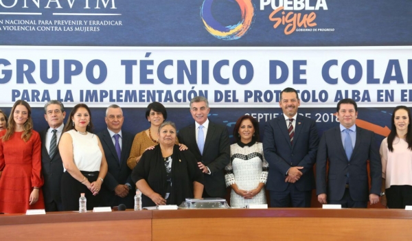 Instalan Grupo Técnico del Protocolo Alba en Puebla
