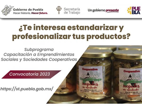 Emite gobierno convocatoria de capacitación para autoempleo y emprendedores sociales