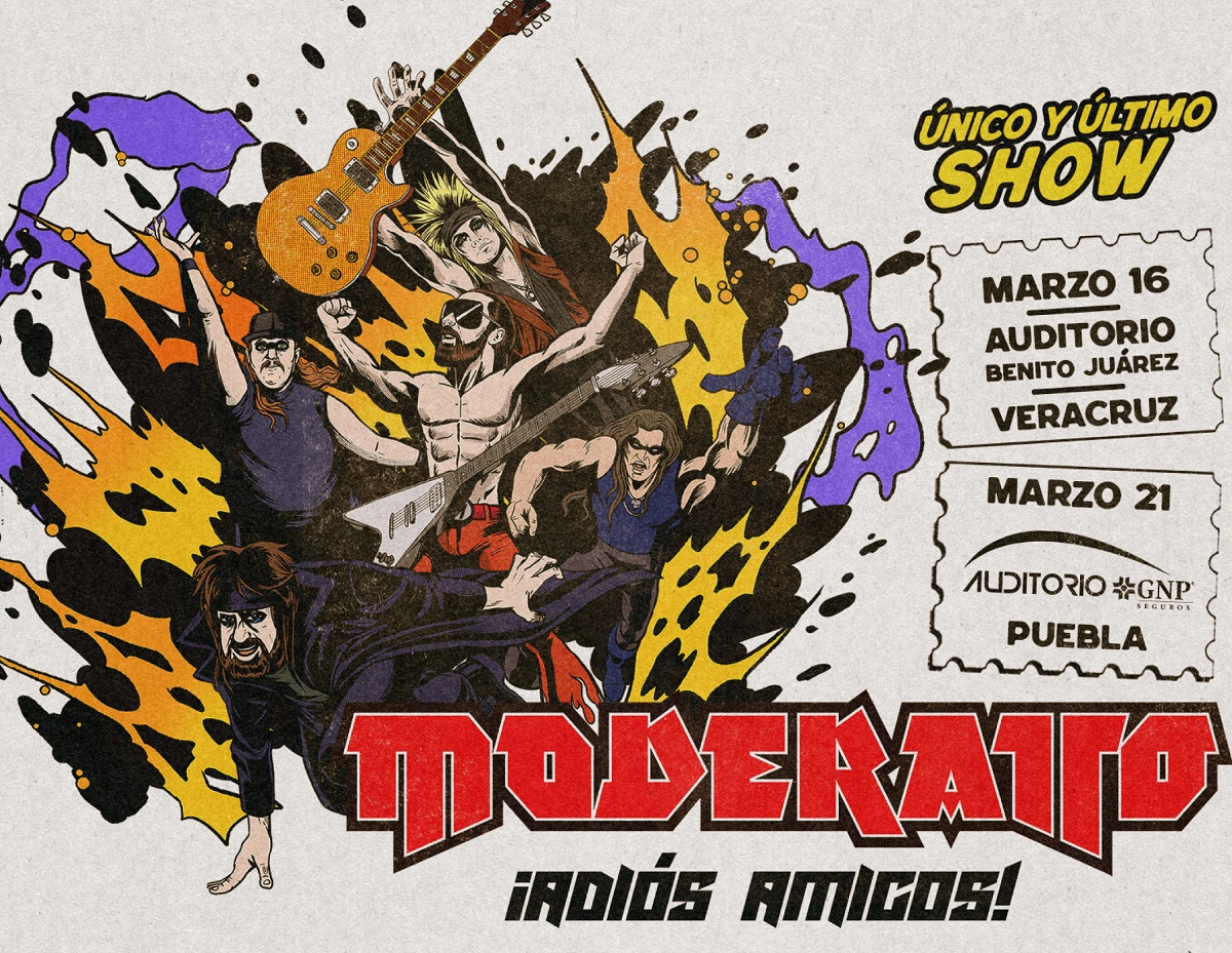 Ya está la venta de boletos para el último concierto de Moderatto en Puebla