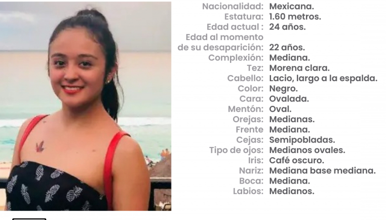 Karla de 22 años desapareció en calles de Acatzingo