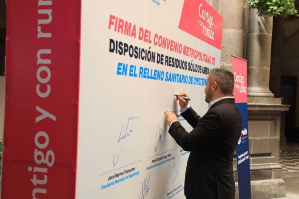 Municipios de conurbados de Puebla firman convenio de disposición de residuos sólidos