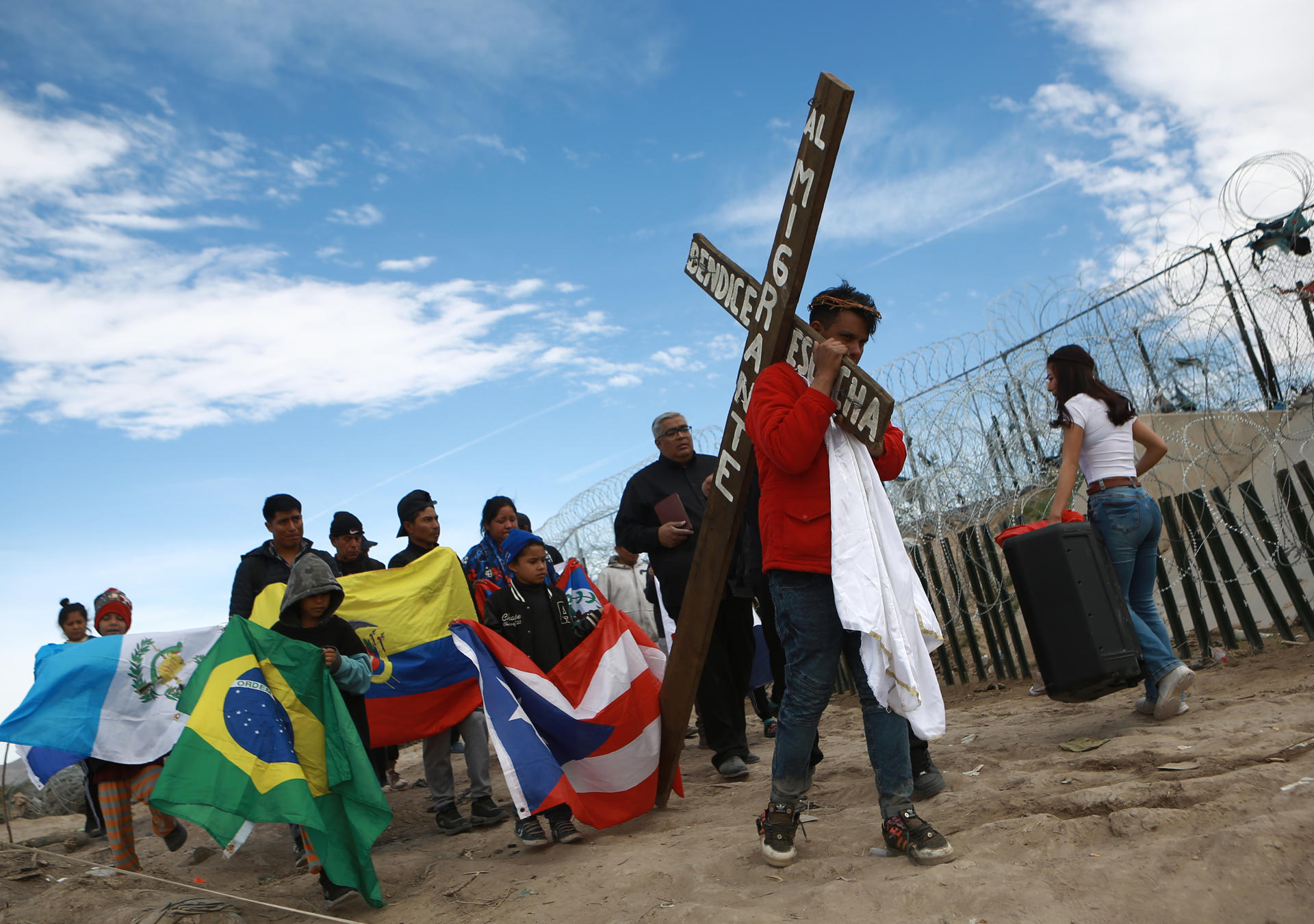 Suspenden Viacrucis migrante en Tapachula por políticas migratorias 
