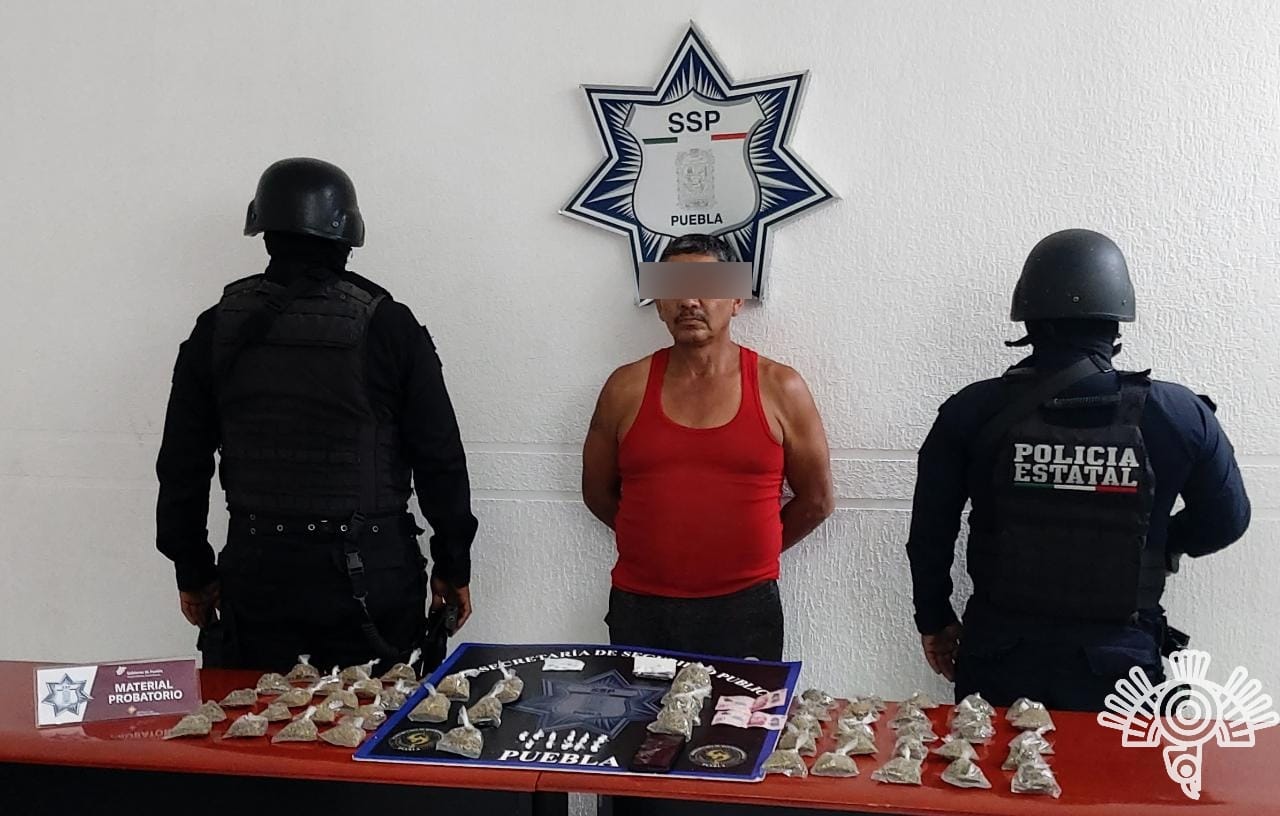 Detienen con droga a El Chimuelo en Guadalupe Caleras