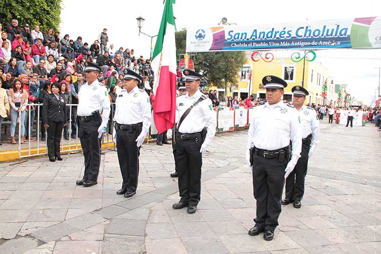 Resalta San Andrés Cholula orden en festejos patrios