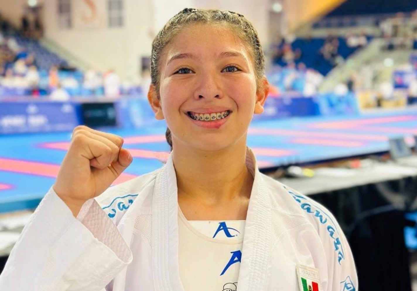 Joven mexicana conquista el bronce en el Mundial de Karate en Venecia