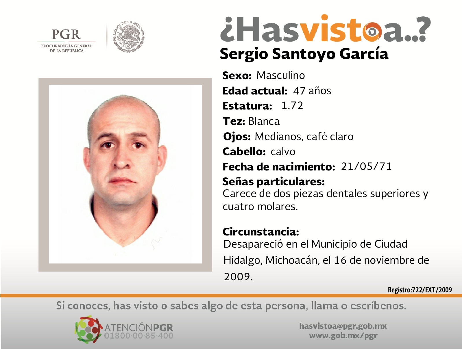 #SeBusca Ayúdanos a localizar a Sergio