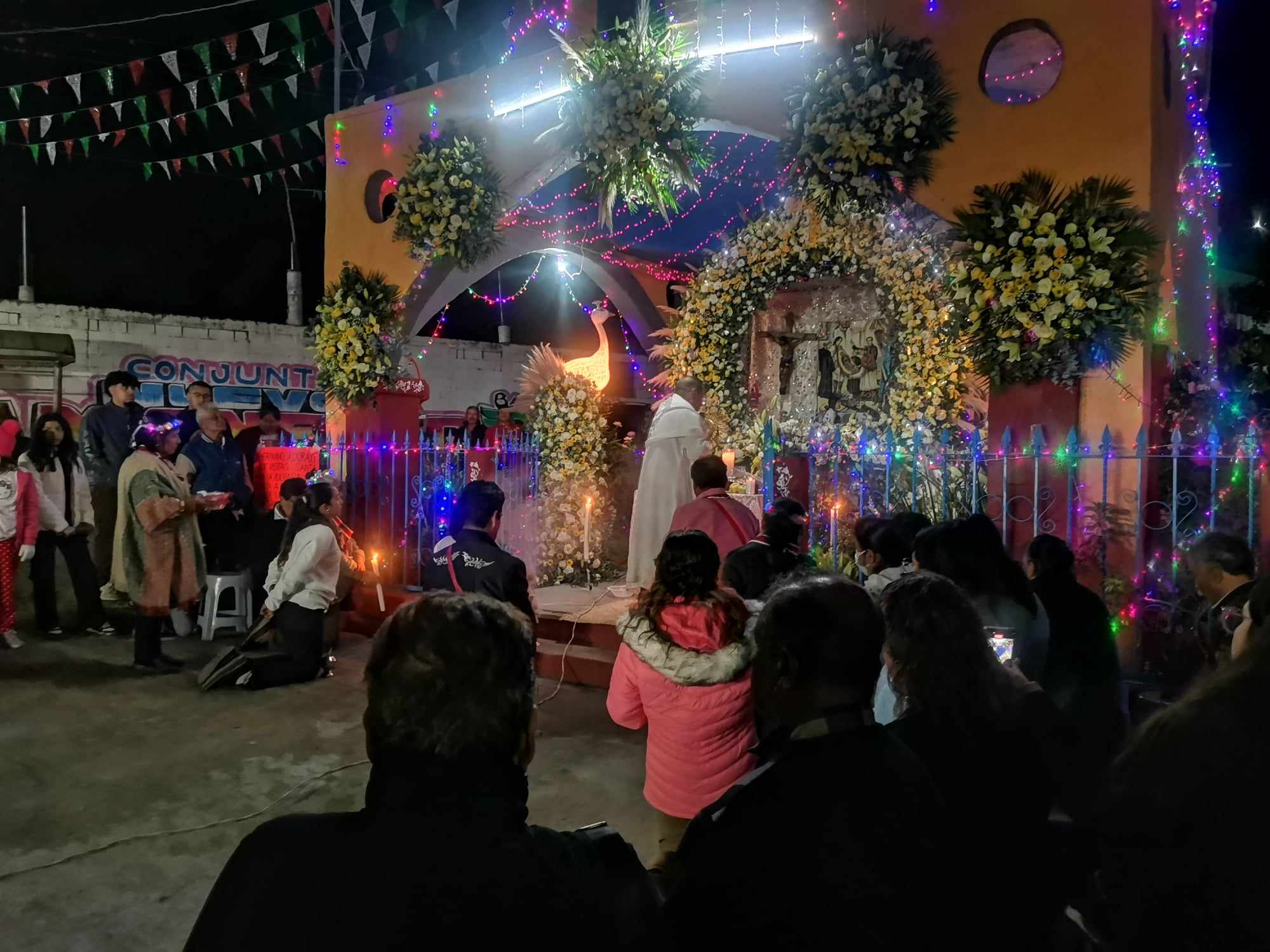 Celebran a Santa María en Xuchapa