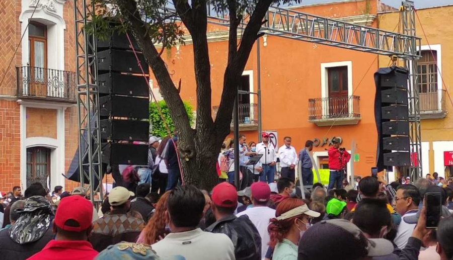 Tlaxcala: Sindicato 7 de Mayo pide intervención a Adán Augusto para toma de nota