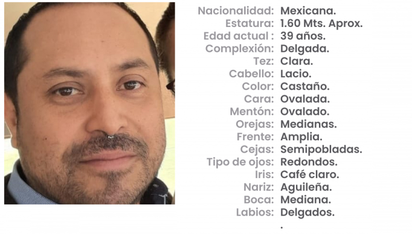 Jorge Alberto de 39 años despareció en Puebla capital