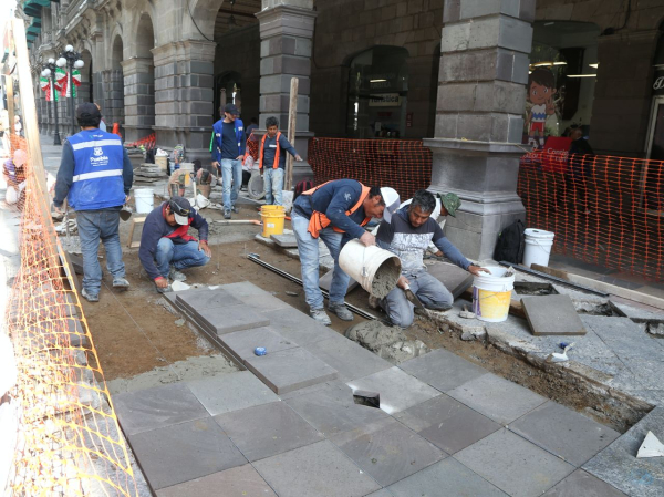 Ayuntamiento de Puebla instalará tres nuevas fuentes frente a Palacio Municipal