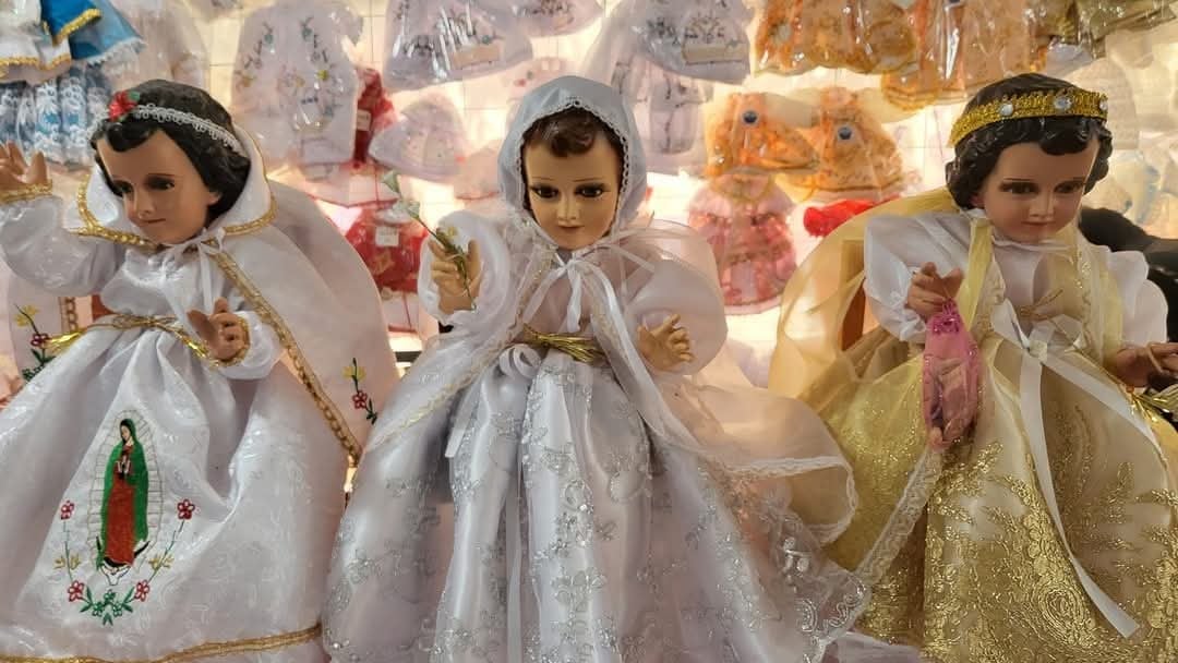 Ropones es lo más vendido para vestir a los Niños Dios en Izúcar