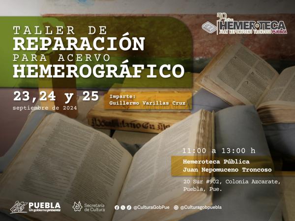 Invitan a cursos sobre reparación y conservación de material hemerográfico