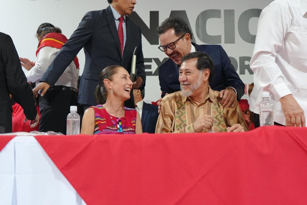 Felicita Claudia Sheinbaum a Nacho Mier y legisladores de la coalición por eliminación de fideicomisos del Poder Judicial