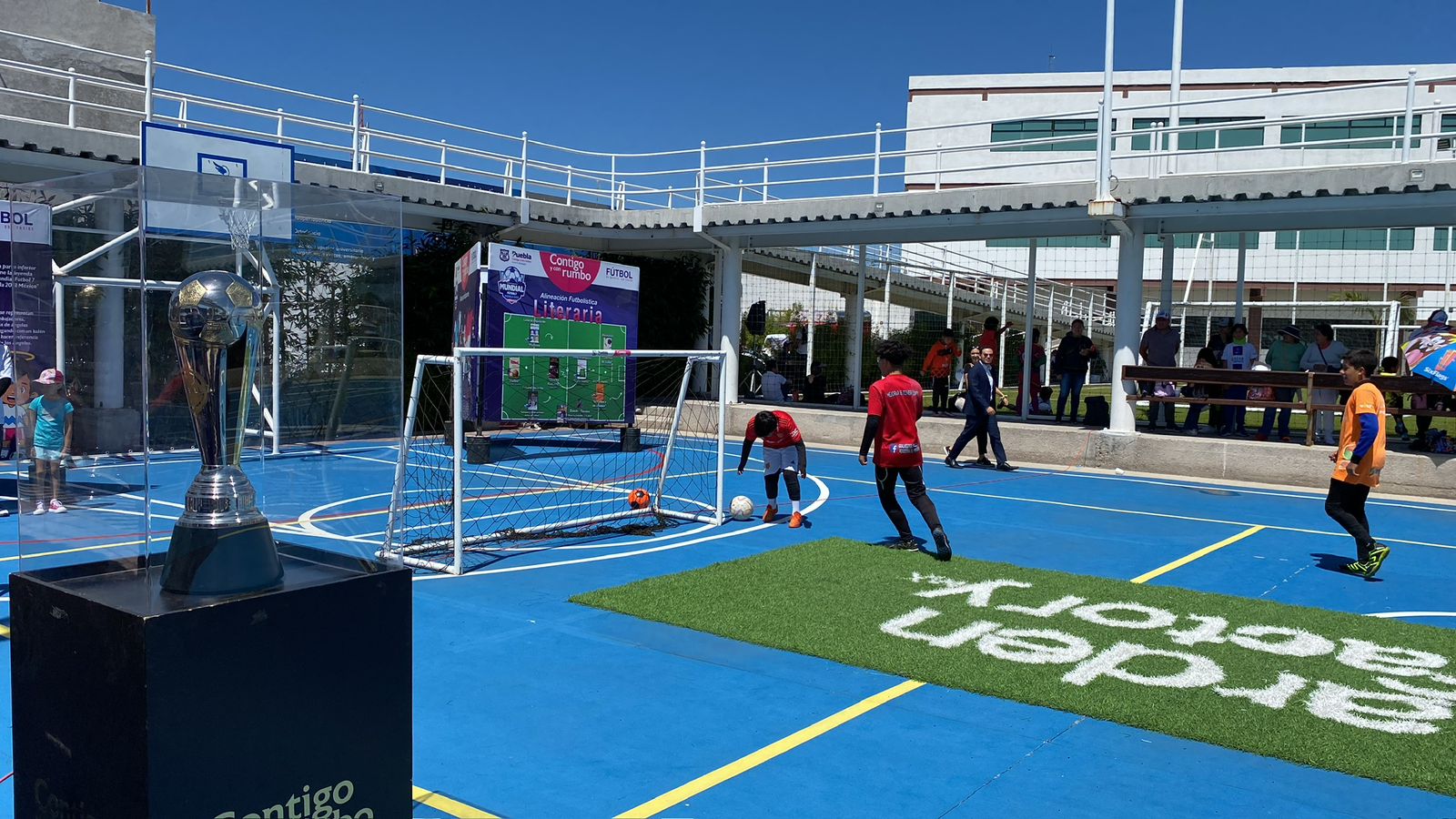 Trofeo del Mundial de Fut7 recorre municipios y juntas auxiliares