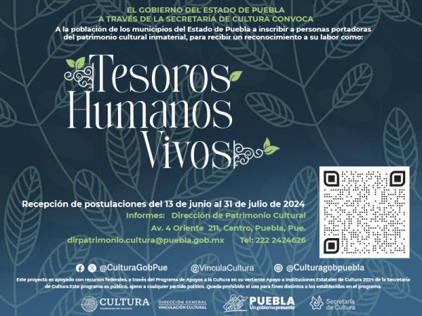 Amplía Cultura recepción de candidatos para Tesoros Humanos Vivos