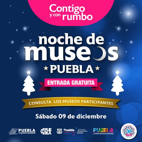 Rally, noche de museos hasta lectura con Capetillo este fin de semana en Puebla