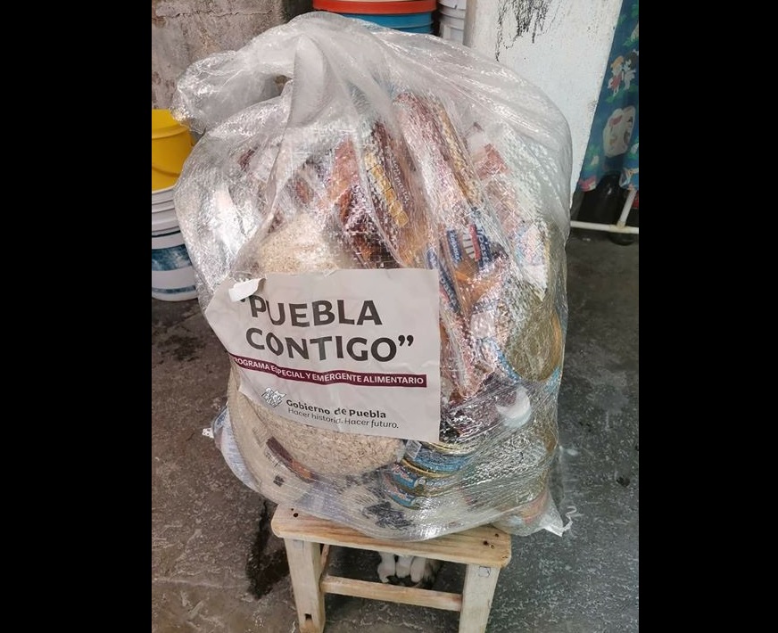 Colonos de Villa Posadas agradecen paquetes alimentarios del estado