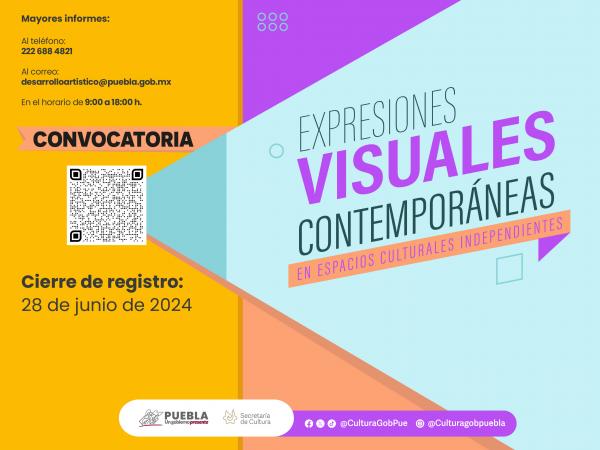 Gobierno de Puebla otorgará estímulos económicos a proyectos visuales de artistas poblanos