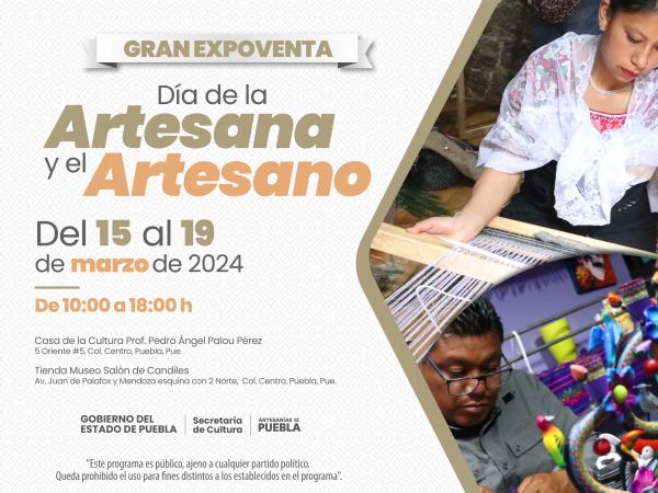 Alistan en el Centro Histórico expoventa por Día de la Artesana y el Artesano