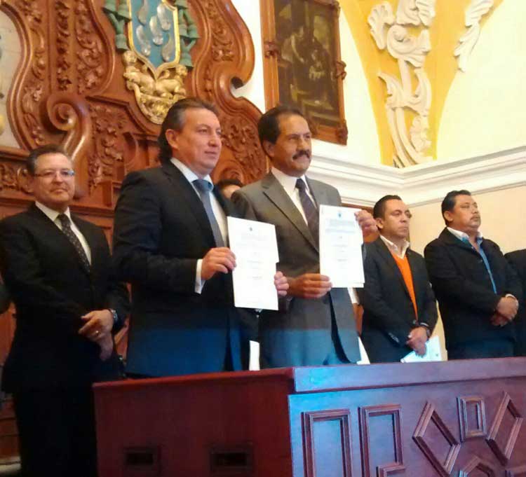 Tepeaca firma convenio de colaboración con la BUAP