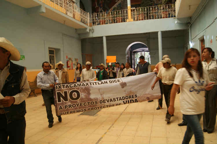 Exigen habitantes nombrar a Libres como territorio libre de minería